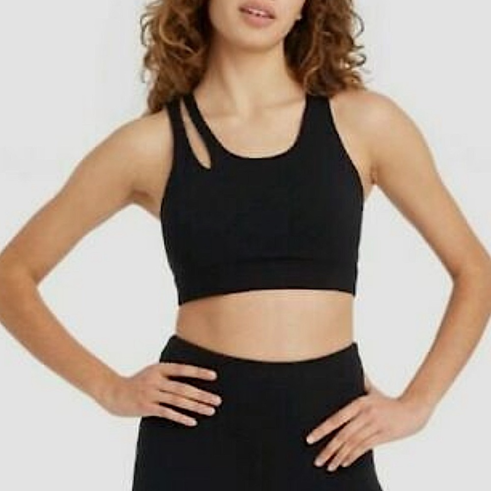 JOYLAB | Asymmetrical Cut Out Sports Bra